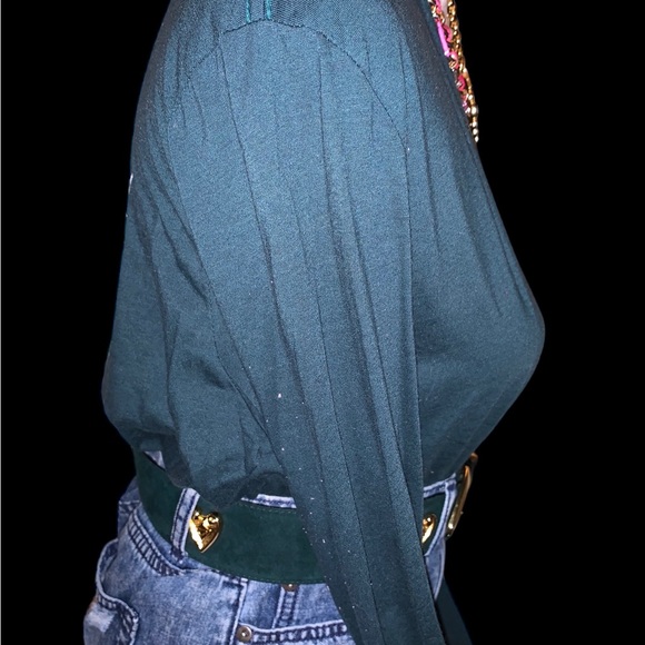 Volcom Emerald Green Forest Pine Sunset Bloom Floral Graphic Tee - Picture 13 of 16